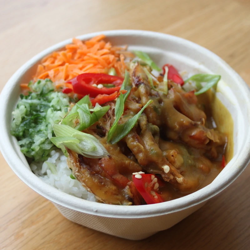 Crispy Veg Katsu Curry and Rice
