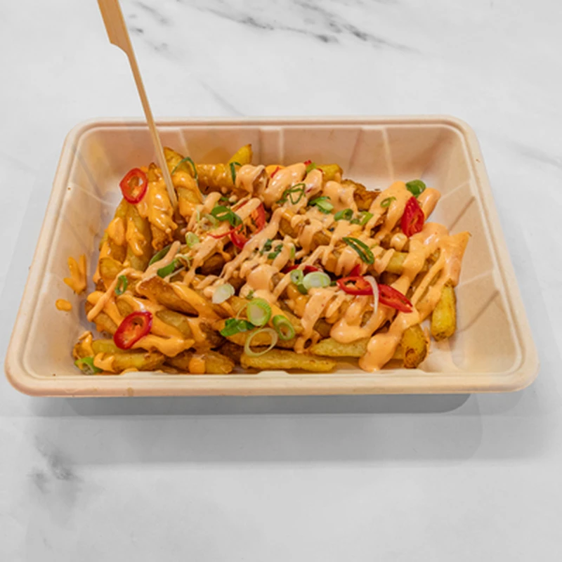 Asian Fries with Spicy Mayo (v)