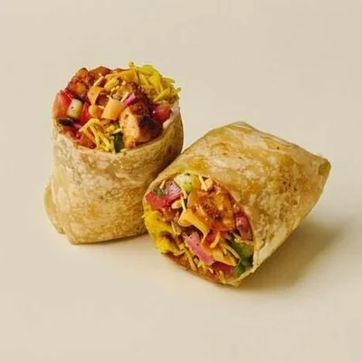 Chickpea Chaat Wrap