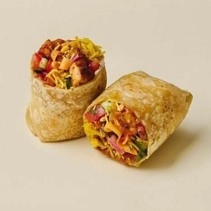 Chickpea Chaat Wrap
