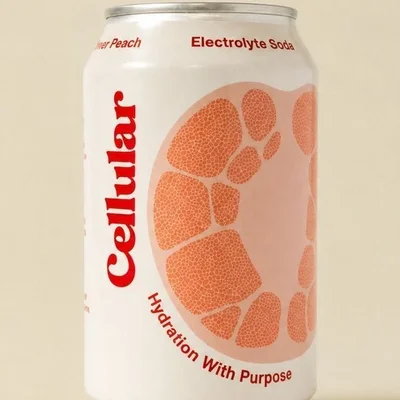 Cellular Elderflower Peach Soda