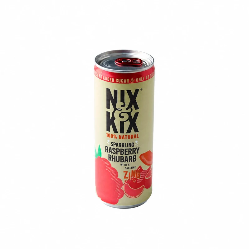 Raspberry & Rhubarb Sparkling Water