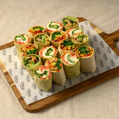 Veggie Wrap Platter (V)