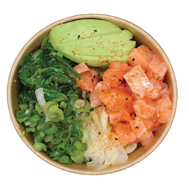 Wasabi Salmon Salad Bowl