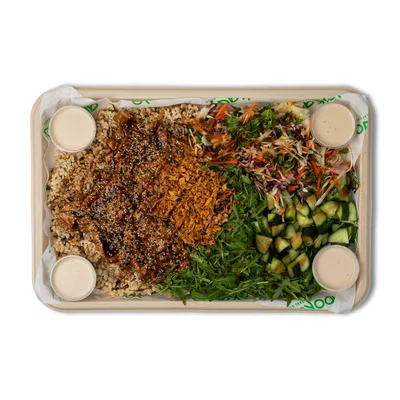 Teriyaki Chicken Poke Platter