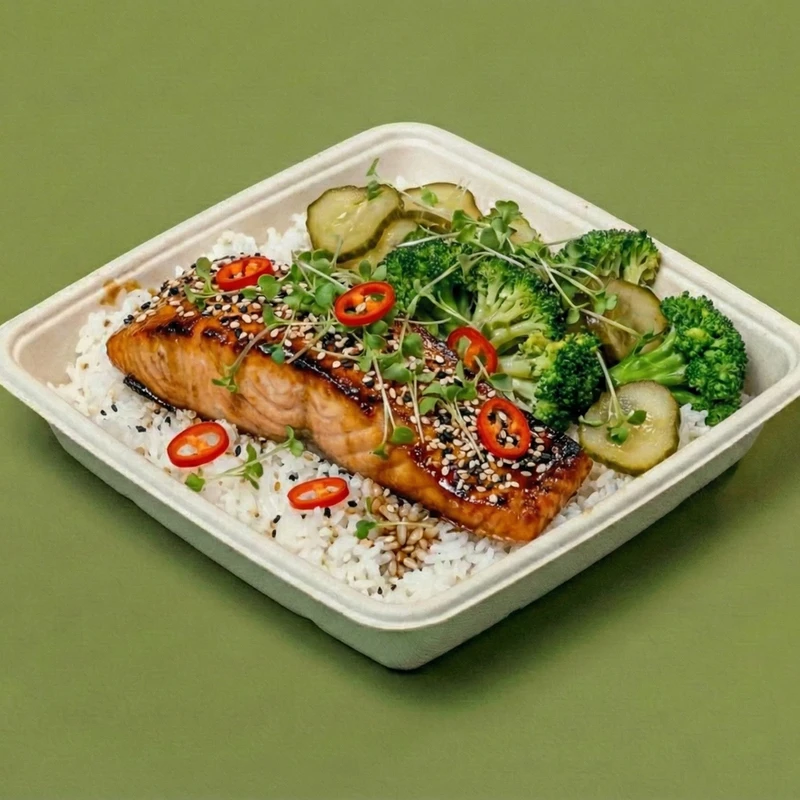 Miso Salmon & Sesame Rice Bowl