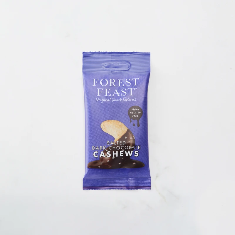 Forest Feast Salted Dark Choc Cashews (VE)