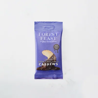 Forest Feast Salted Dark Choc Cashews (VE)