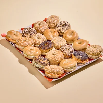 Cream Cheese Mini Bagel Platter