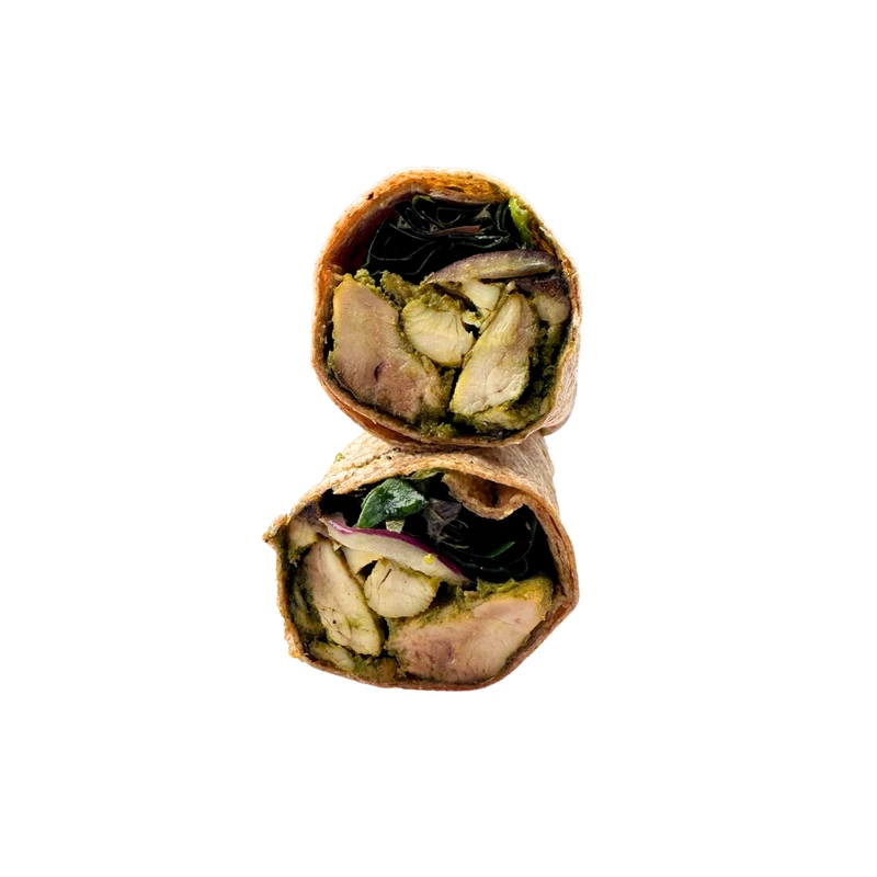 Coriander Chicken Wrap