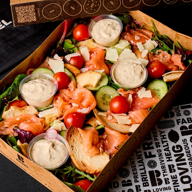 Smoked Salmon Caesar Sharing Salad