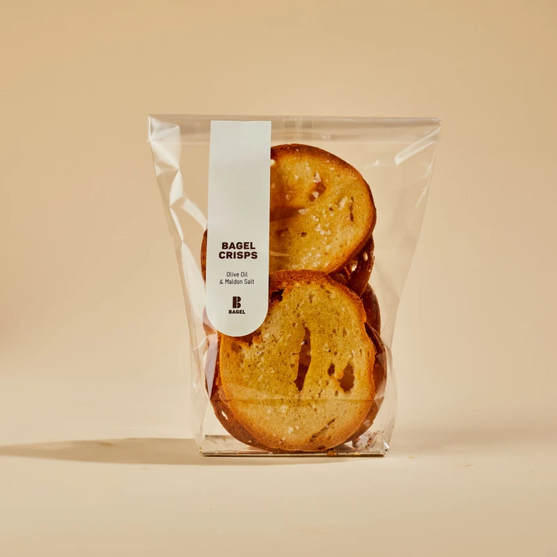 Bagel Crisps Olive oil & Maldon Salt