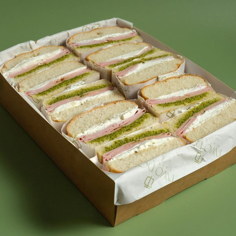 Mortadella Focaccia Sandwich