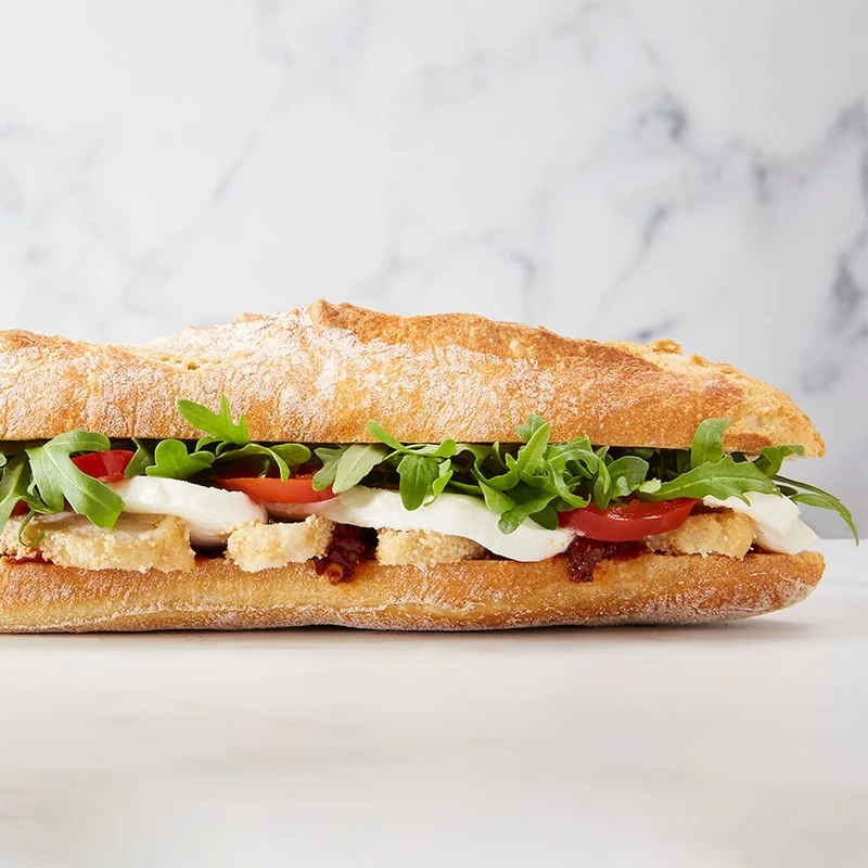 Spicy Milanese & Mozzarella on Sourdough