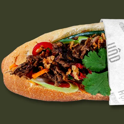 Pulled Mushroom Banh Mi