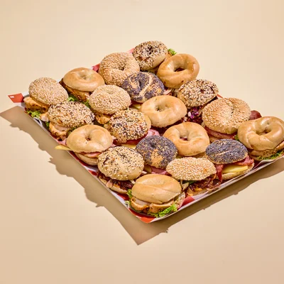 Carnivore Mini Bagel Platter
