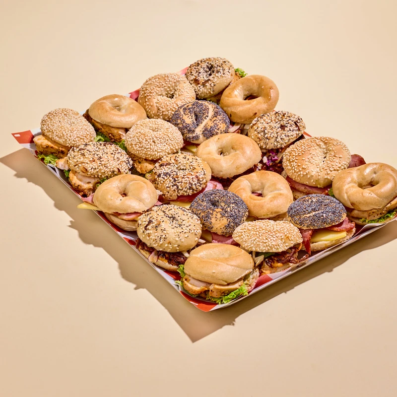 Carnivore Mini Bagel Platter