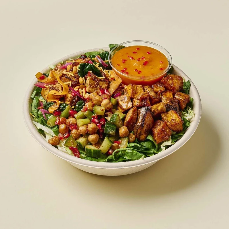 Unbe-leaf-able Bowl - Chickpea Chaat