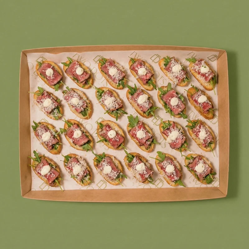 Beef Carpaccio on Crostini