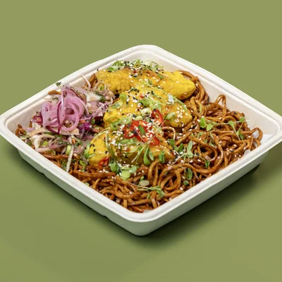Crispy Tofu & Sweet Chilli Slaw Bowl