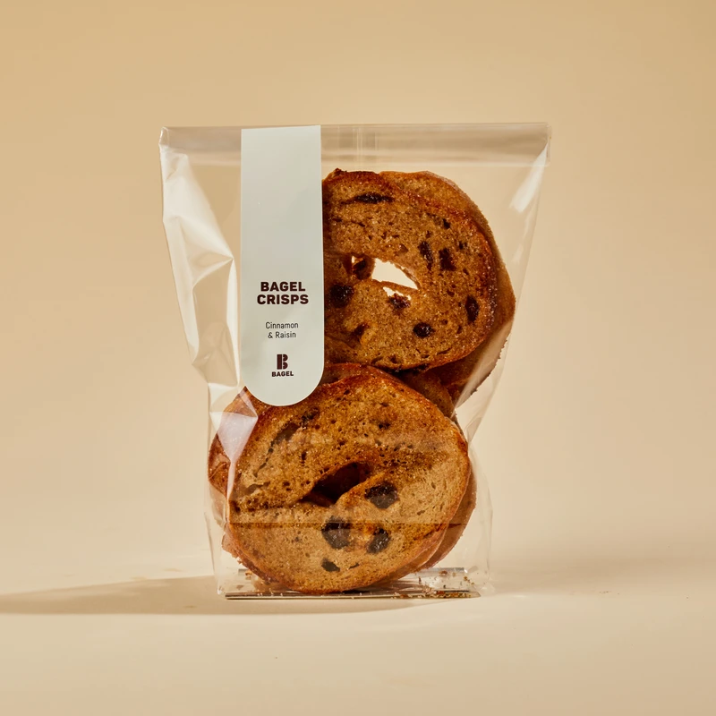 Bagel Crisps Cinnamon & Raisin