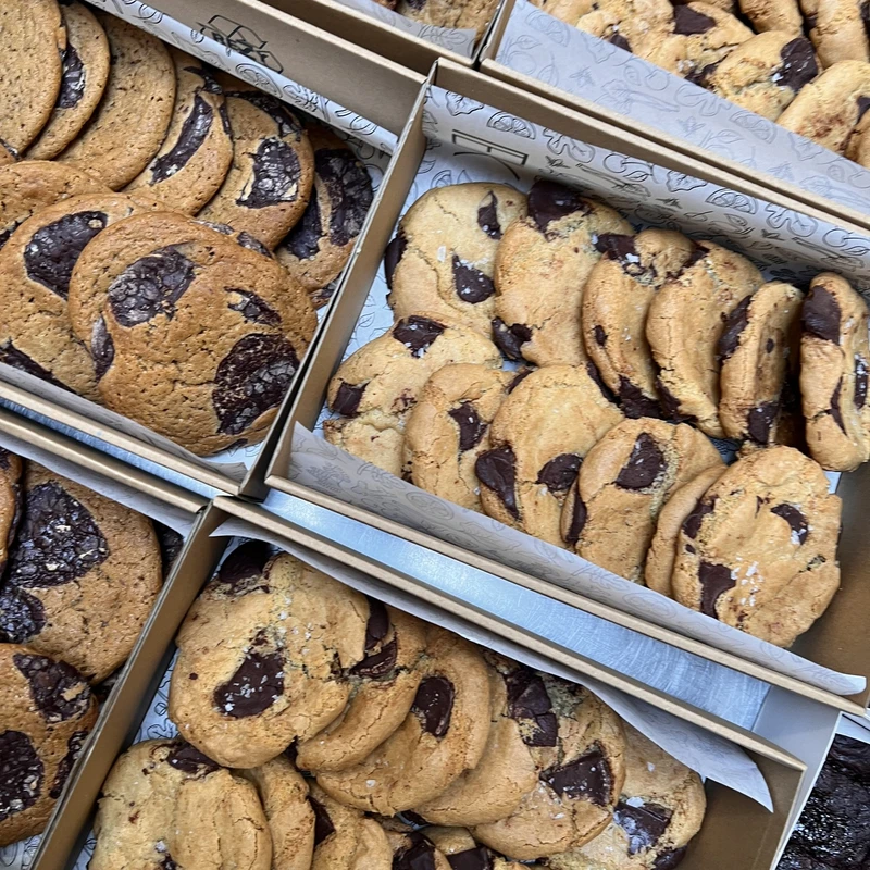 Vegan Dark Chocolate Cookies