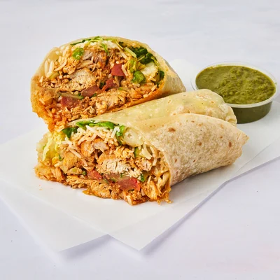 Charcoal Smoked Tandoori Chicken Kati Roll