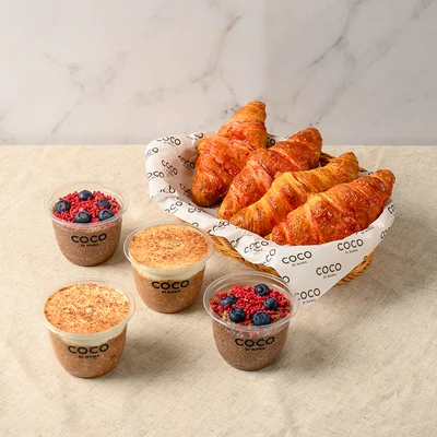Vegan Pastry & Yoghurt Platter (VE)