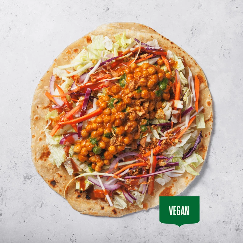 Channa Masala Wrap