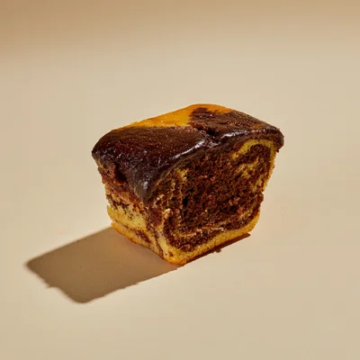 Slice of Marble Cake