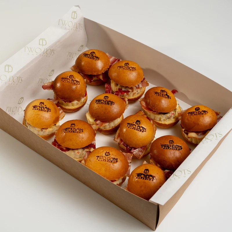 Maple Glazed Bacon & Free-Range Egg Frittata Slider