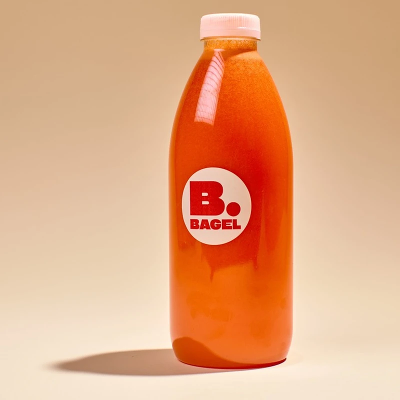 Freshly Squeezed Orange & Carrot Juice (1L - Serves 4 people)