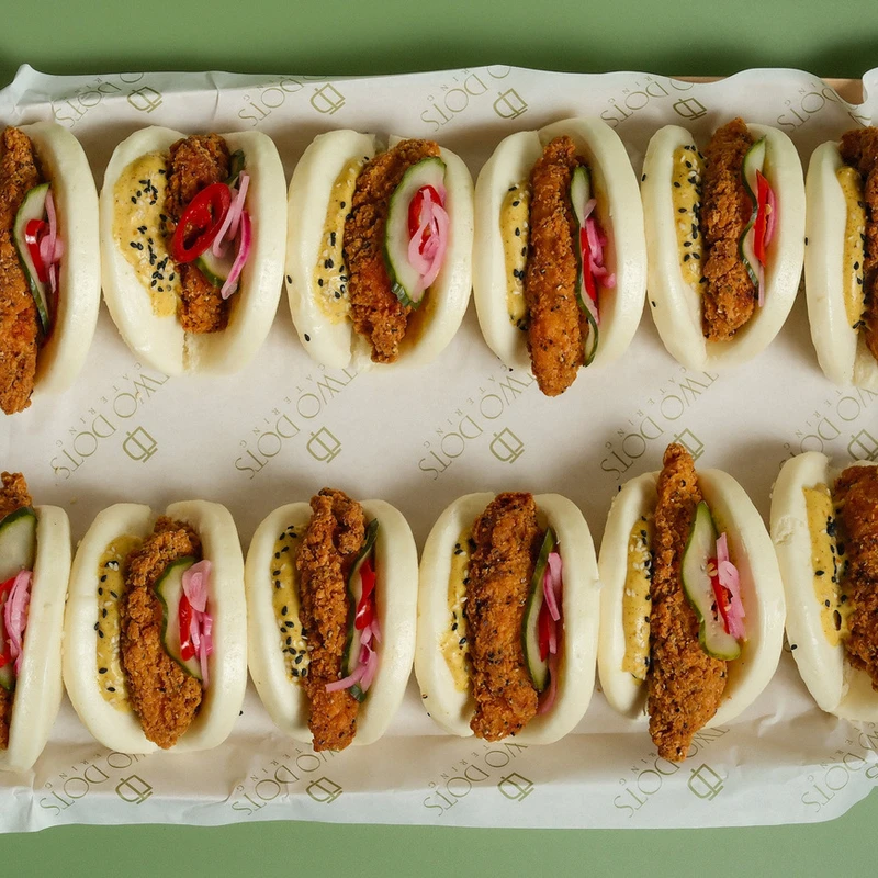 Chicken Katsu Curry Bao Bun Platter