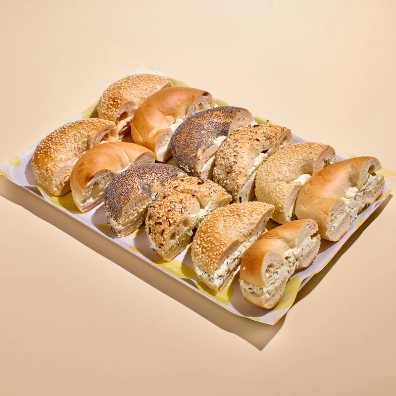 Cream Cheese Bagel Platter