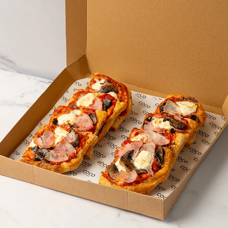 NEW! PLATTER - Ham & Mushroom Pinsa