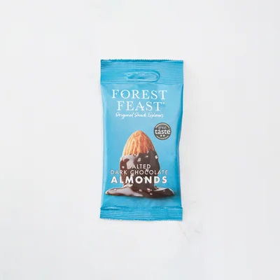 Forest Feast Salted Dark Choc Almonds (VE)