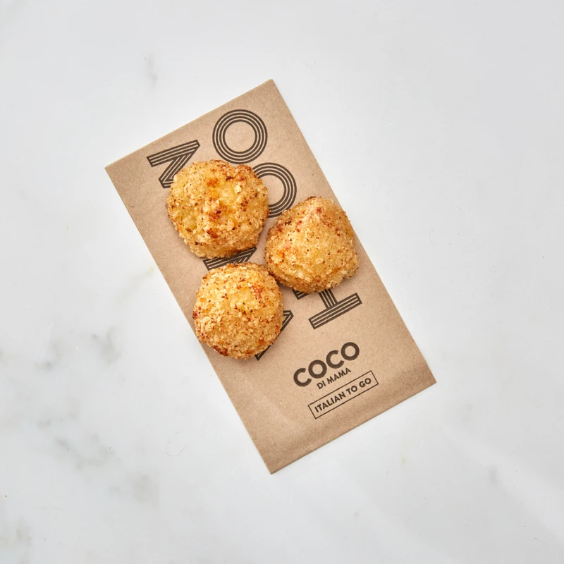 Three Cheese Mac & Cheese Bites (V)