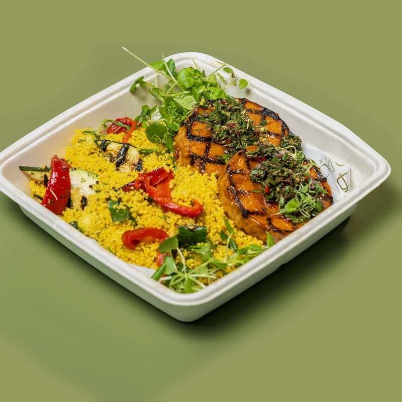 Grilled Pumpkin & Couscous Bowl