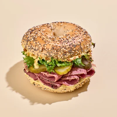 NEW! Loaded Pastrami Bagel