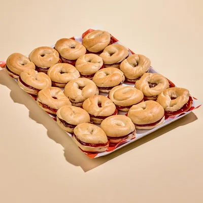 Sweet tooth's Mini Bagel Platter