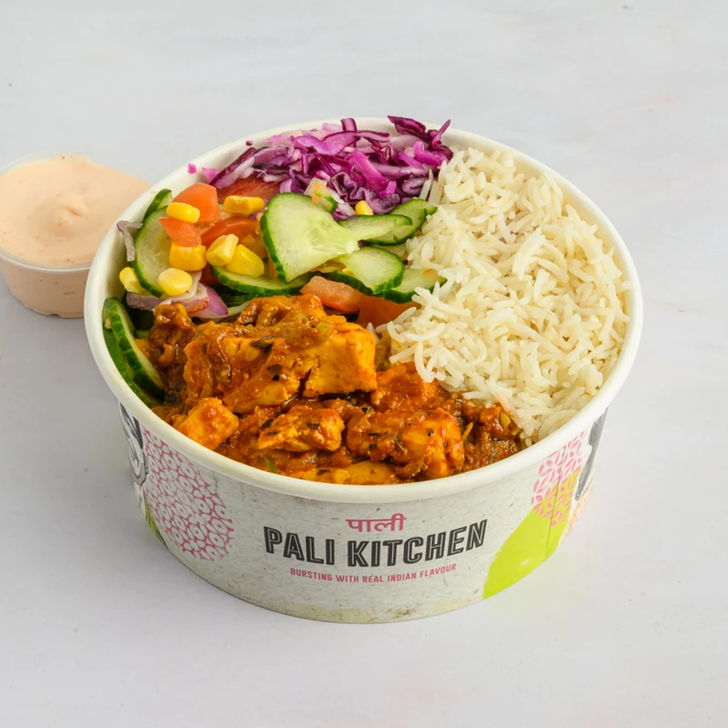 Tawa Paneer Tikka Rice Bowl