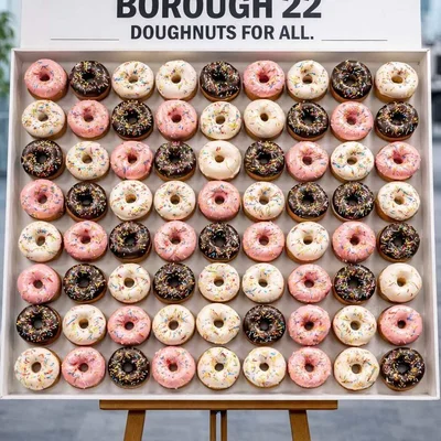 Pop Up Experience - Doughnut Wall + 80 Doughnuts