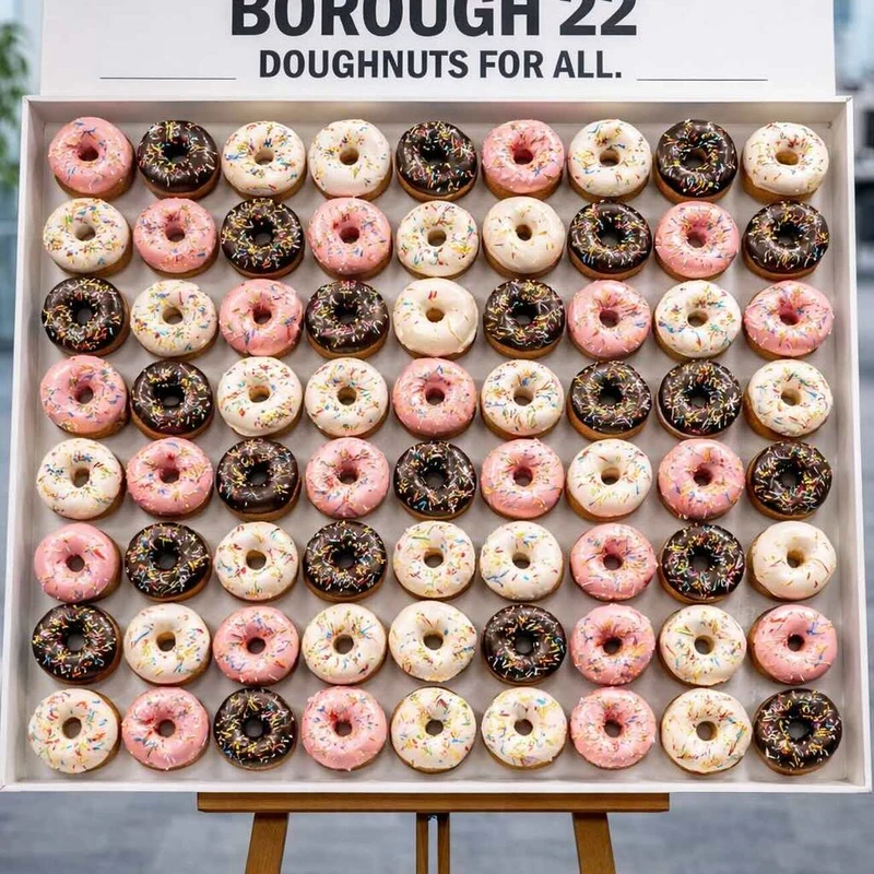 Pop Up Experience - Doughnut Wall + 80 Doughnuts