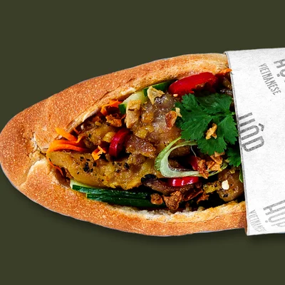 Caramel Chicken Banh Mi