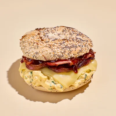 Dirty Breakfast Bagel
