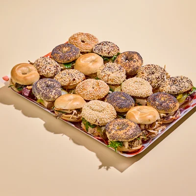 Plant-Based Mini Bagel Platter
