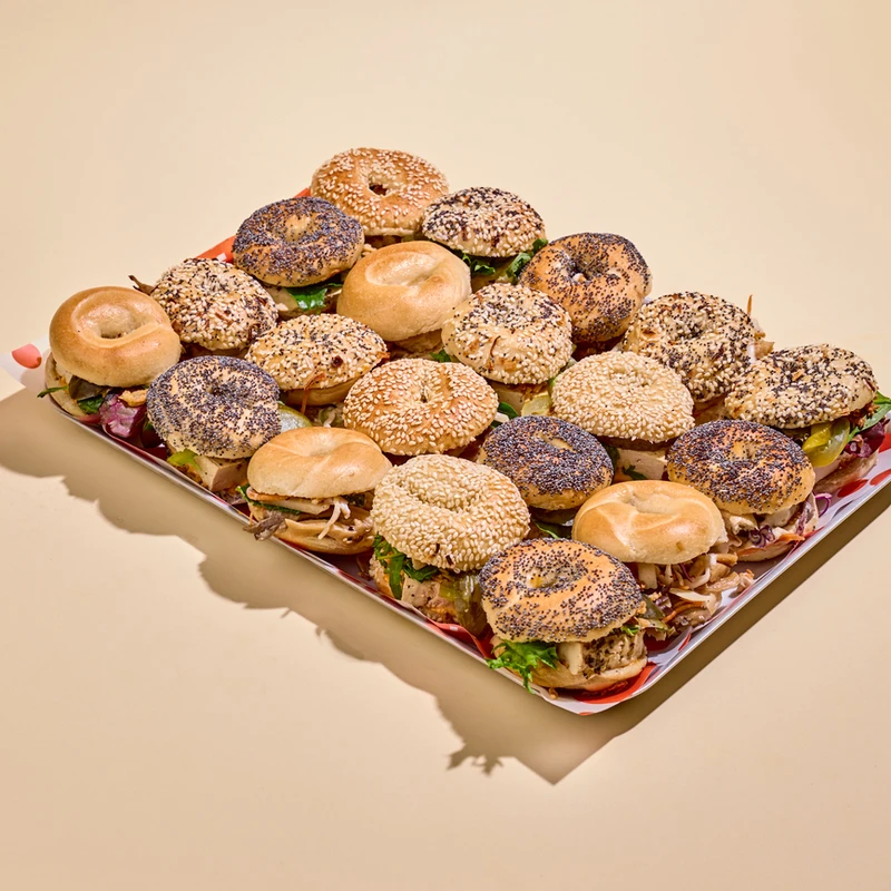 Plant-Based Mini Bagel Platter