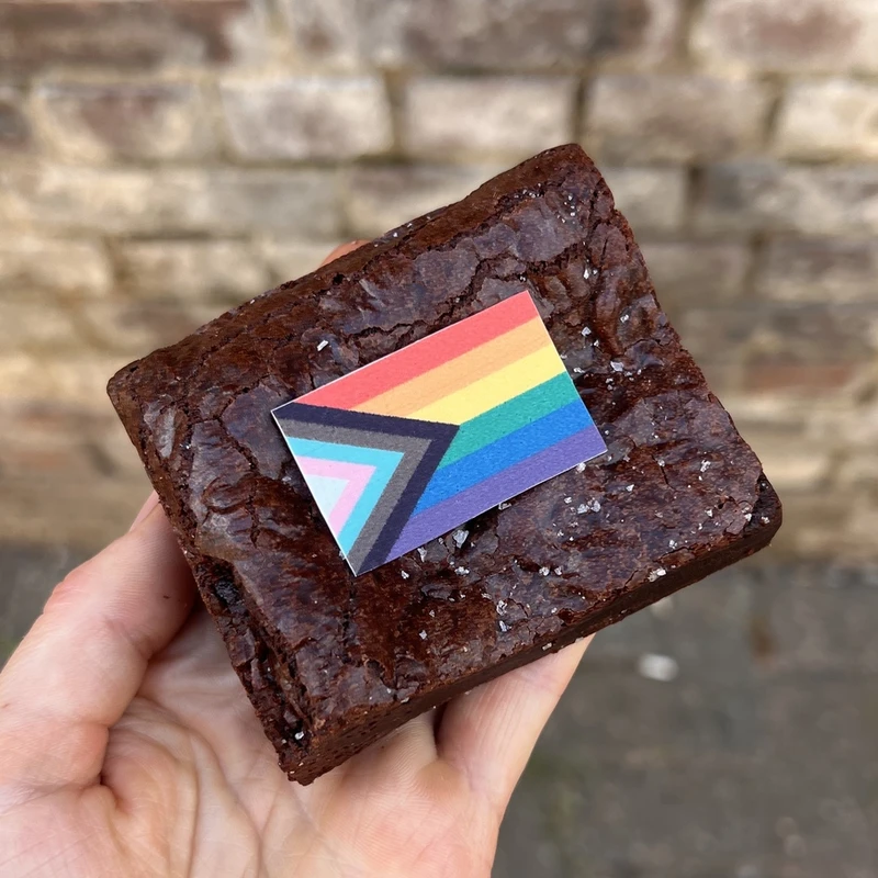 Pride Flag Brownies - Box of 20