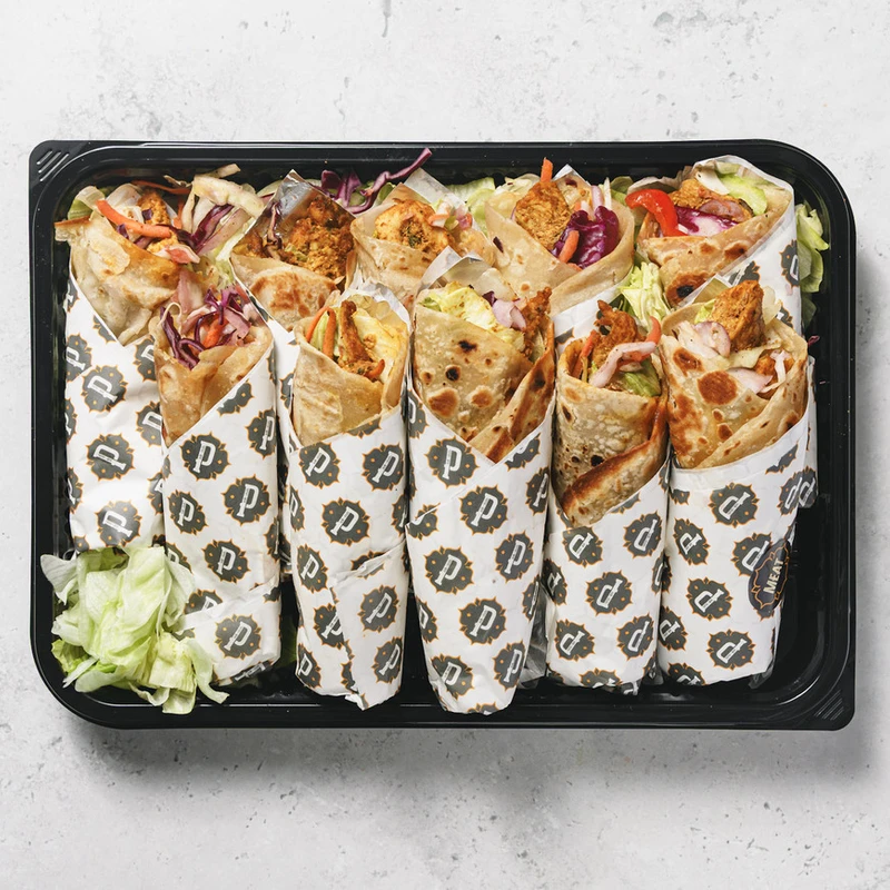 Chicken Tikka Wrap Platter