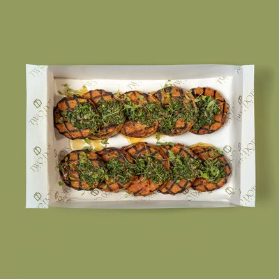 Grilled Pumpkin Steak with Chimichurri